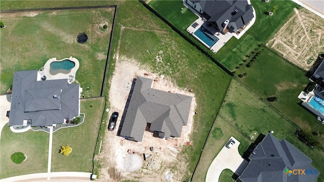 1242 Ambrose Dr, Salado, TX 76503 - aerial view of property and surrounding area featuring a pool