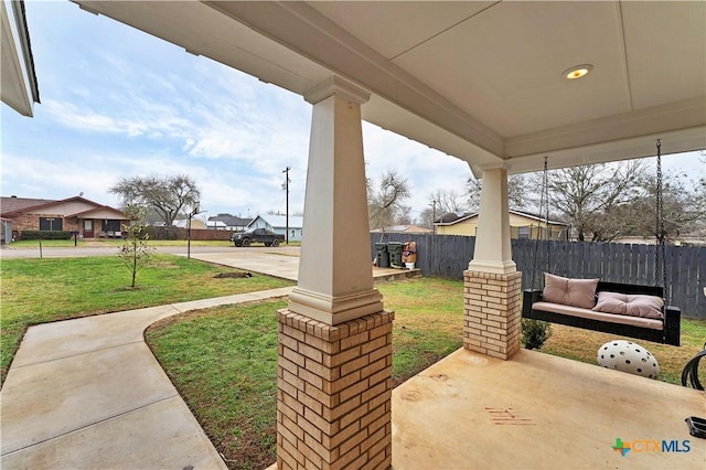 view of patio