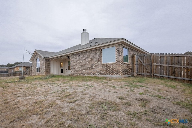 view of rear view of house