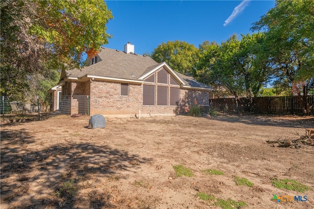 view of rear view of property