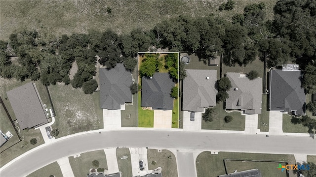2823 Pistoia Trl, Temple, TX 76502 - aerial perspective of suburban area featuring property boundaries highlighted