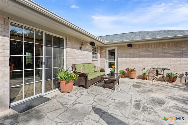 15938 Goliad Loop, Temple, TX 76502 - view of patio / terrace with outdoor lounge area