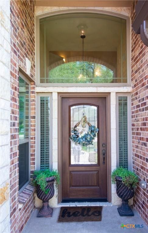 1729 Yturria Dr, Belton, TX 76513 - entrance to property with brick siding