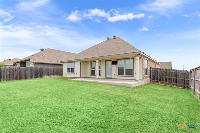 1202 Amber Dawn Dr, Temple, TX 76502 - back of house featuring a patio area and a fenced backyard