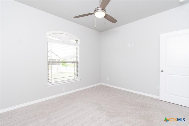 2904 Torino Reale Ave, Temple, TX 76502 - carpeted empty room with ceiling fan and baseboards