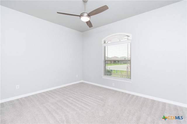 2904 Torino Reale Ave, Temple, TX 76502 - carpeted spare room with a ceiling fan and baseboards
