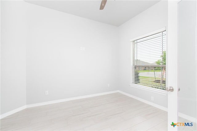 2904 Torino Reale Ave, Temple, TX 76502 - spare room featuring ceiling fan and baseboards