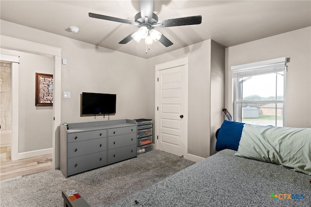 125 Savage Cir, Copperas Cove, TX 76522 - bedroom featuring baseboards and ceiling fan