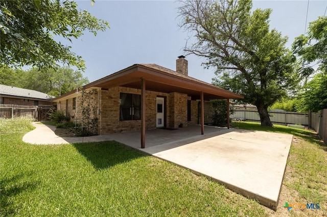 1008 Woodshadows Dr, Harker Heights, TX 76548 - fenced backyard featuring a patio