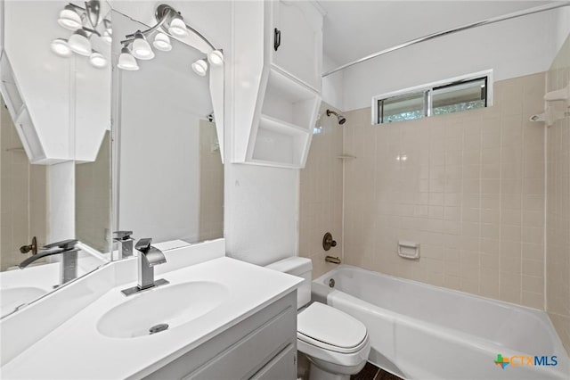 1008 Woodshadows Dr, Harker Heights, TX 76548 - bathroom featuring washtub / shower combination and vanity