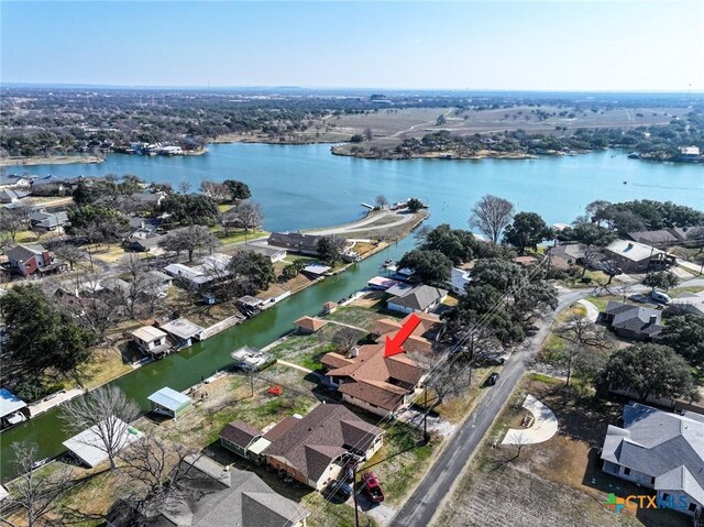 106 Flamingo Cir, Marble Falls, TX 78654 - view of property location featuring a nearby body of water and nearby suburban area