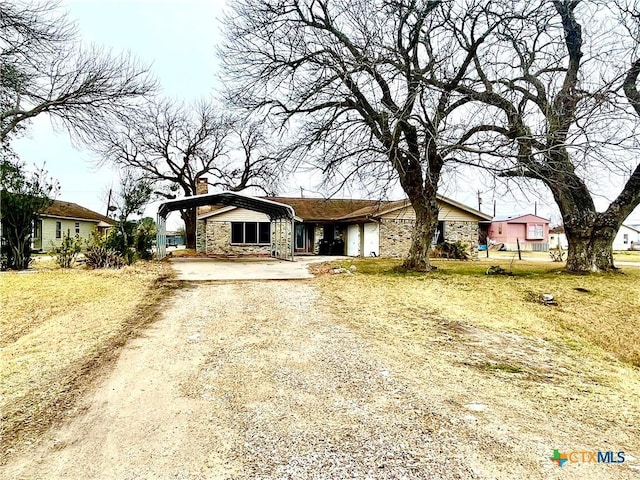 view of ranch-style house