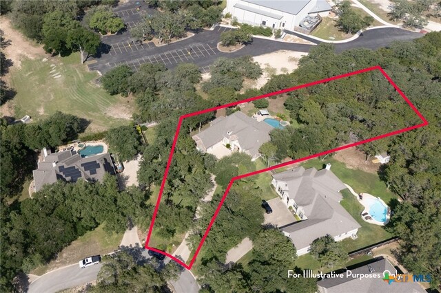 19530 Creekview Oaks, San Antonio, TX 78266 - aerial perspective of suburban area