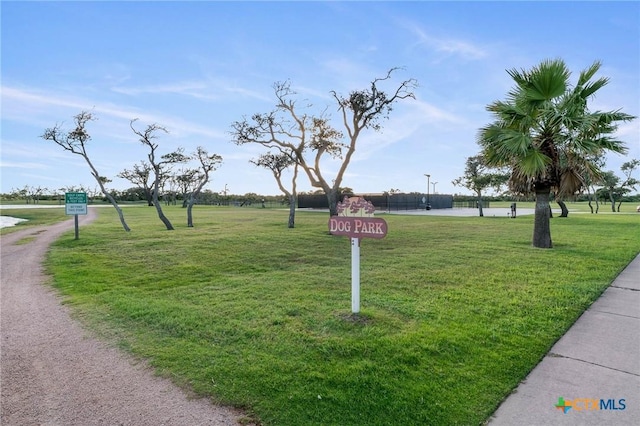 25 Augusta Cir, Aransas Pass, TX 78336 - view of community featuring a lawn