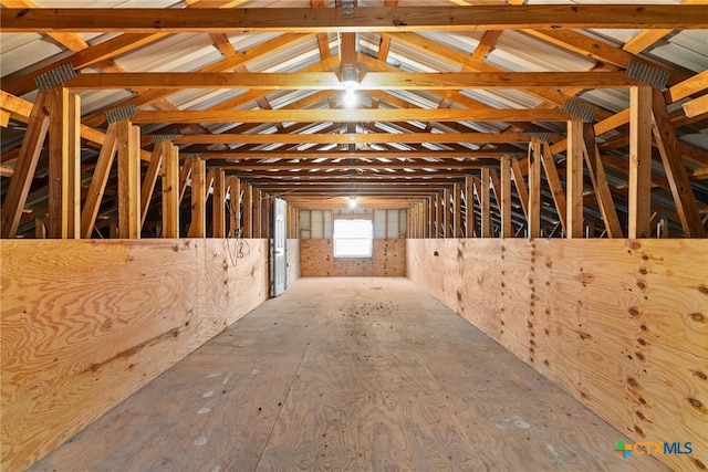 view of horse barn