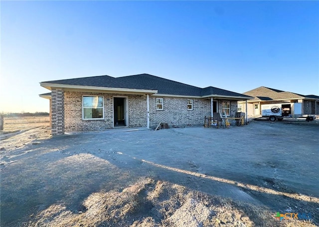 view of ranch-style house