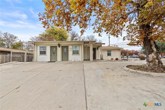 view of ranch-style house