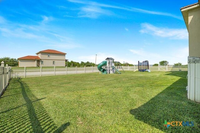 3 Sago Dr, Port Lavaca, TX 77979 - view of yard featuring a playground