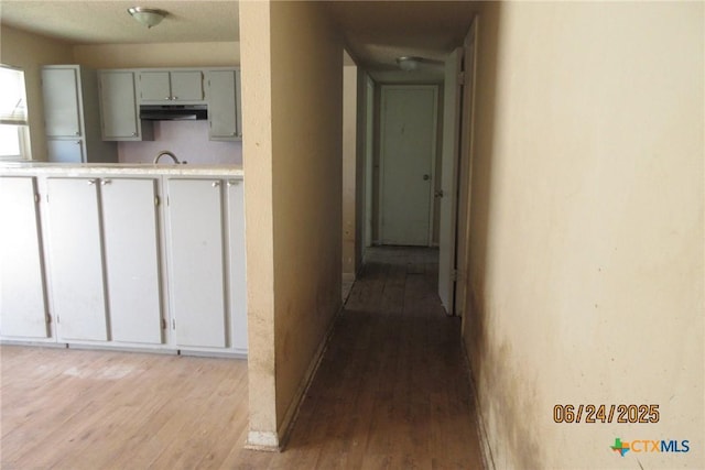 2101 Stagecoach Trl, Temple, TX 76502 - hall with wood finished floors and baseboards