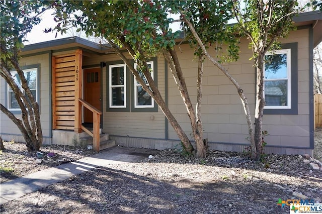 1017/1019 Haynes St Unit 7, San Marcos, TX 78666 - view of property exterior featuring entry steps