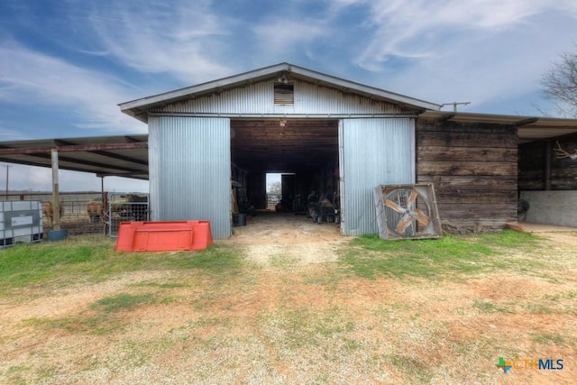 view of outbuilding