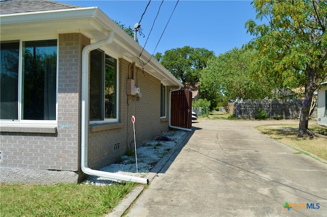 view of property exterior