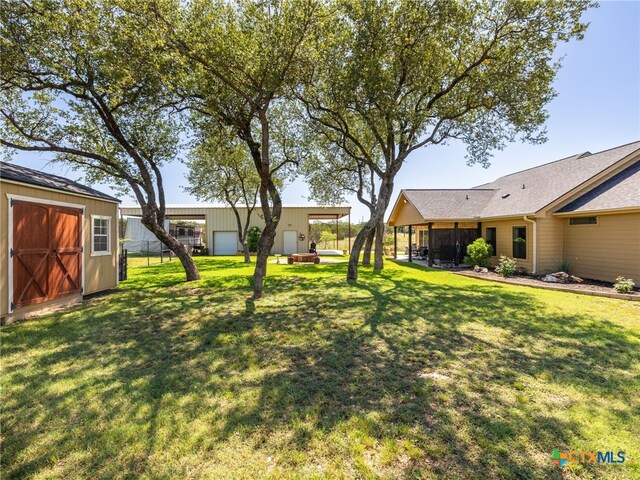 2091 County Road 100, Burnet, TX 78611 - view of yard