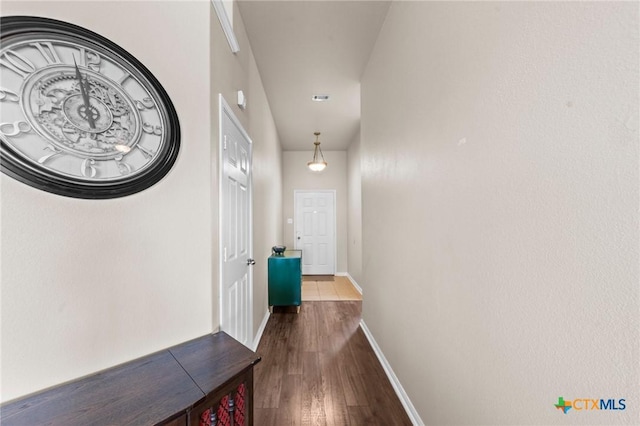 7831 Redbrush, Temple, TX 76502 - hall with wood finished floors and baseboards