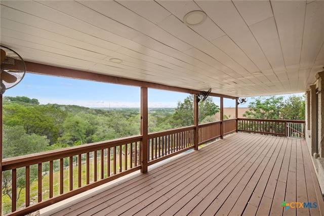 95 Mission Dr, New Braunfels, TX 78130 - view of wooden terrace
