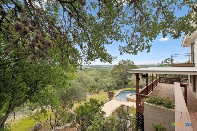 95 Mission Dr, New Braunfels, TX 78130 - outdoor pool with a deck