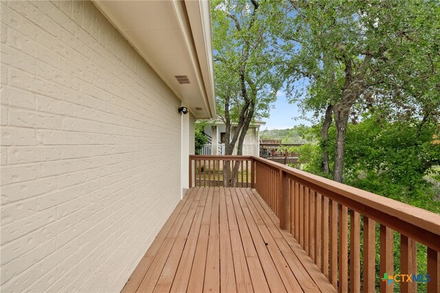 95 Mission Dr, New Braunfels, TX 78130 - view of deck