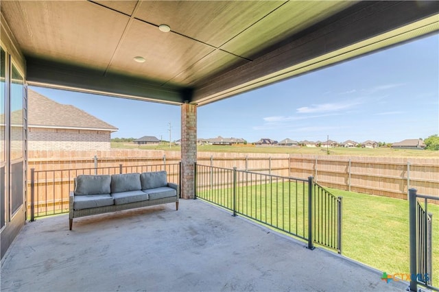 711 Saddlehorn Dr, Temple, TX 76502 - view of patio featuring a residential view