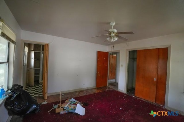 626 E Wallace St, Gonzales, TX 78629 - unfurnished bedroom with ceiling fan