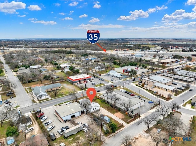 608 S Guadalupe St, San Marcos, TX 78666 - bird's eye view of an industrial area
