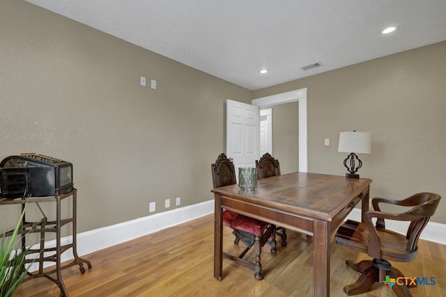 608 S Guadalupe St, San Marcos, TX 78666 - office space with light wood-type flooring and recessed lighting
