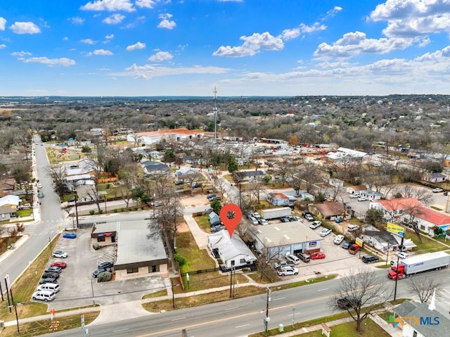 608 S Guadalupe St, San Marcos, TX 78666 - drone / aerial view