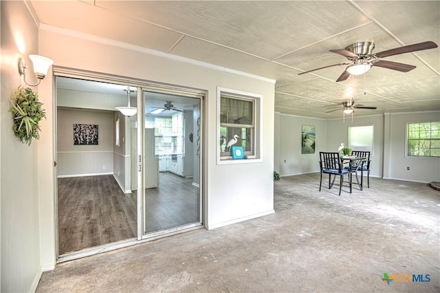 4508 Briar Cliff Rd, Temple, TX 76502 - view of patio / terrace with a ceiling fan
