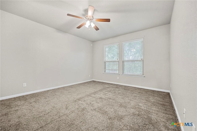 606 Hobby Rd, Copperas Cove, TX 76522 - carpeted spare room featuring ceiling fan and baseboards