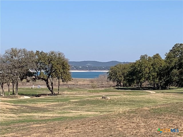 exterior space featuring a mountain view