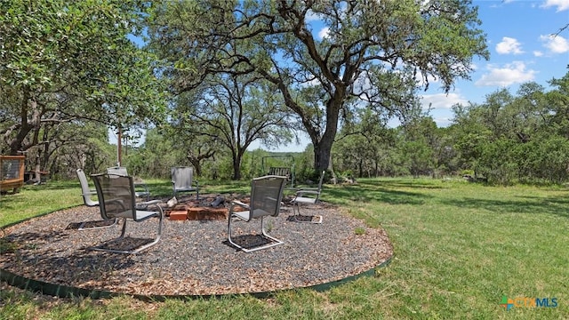 689 Abels Way, Canyon Lake, TX 78133 - view of grassy yard