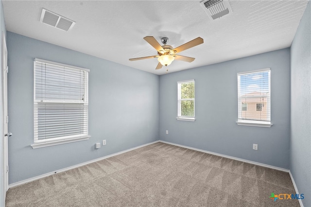 220 Hinge Crk, Cibolo, TX 78108 - carpeted empty room with a ceiling fan and baseboards