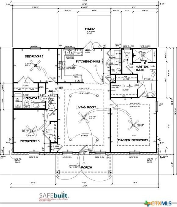 1123 Ainsworth St, Gonzales, TX 78629 - view of room layout