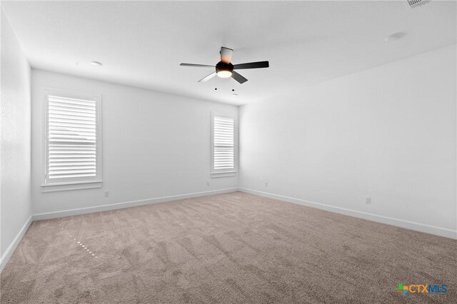 2037 Heritage Loop, Nolanville, TX 76559 - unfurnished room featuring carpet floors and a ceiling fan
