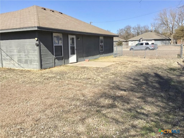 view of back of property