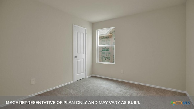 1029 Village Run, Seguin, TX 78155 - carpeted empty room featuring baseboards