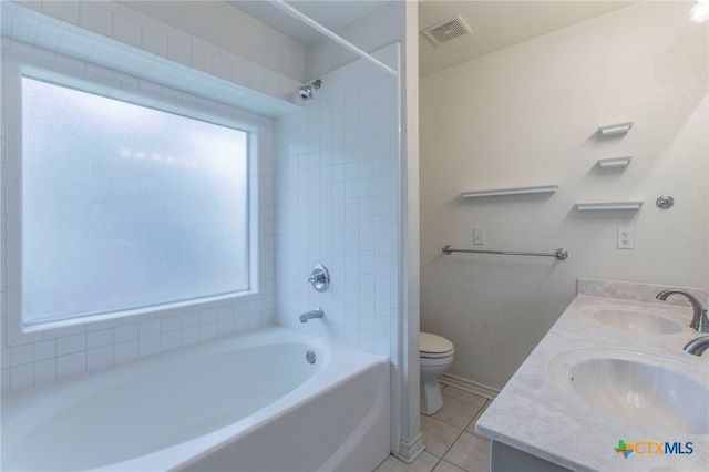 21 Artesian Dr, Belton, TX 76513 - bathroom featuring tile patterned flooring, double vanity, and  shower combination