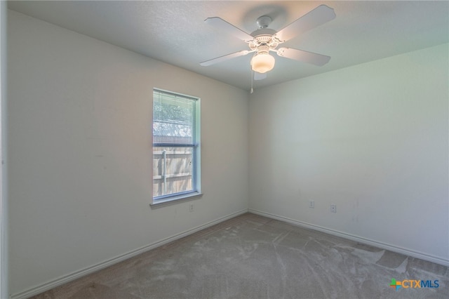 21 Artesian Dr, Belton, TX 76513 - carpeted empty room with baseboards and ceiling fan
