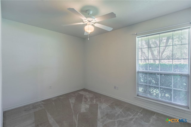 21 Artesian Dr, Belton, TX 76513 - carpeted spare room with baseboards and ceiling fan