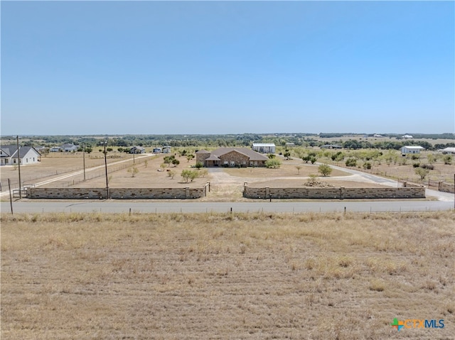 exterior space featuring a rural view