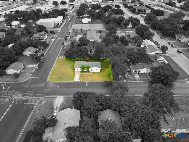 bird's eye view featuring a residential view